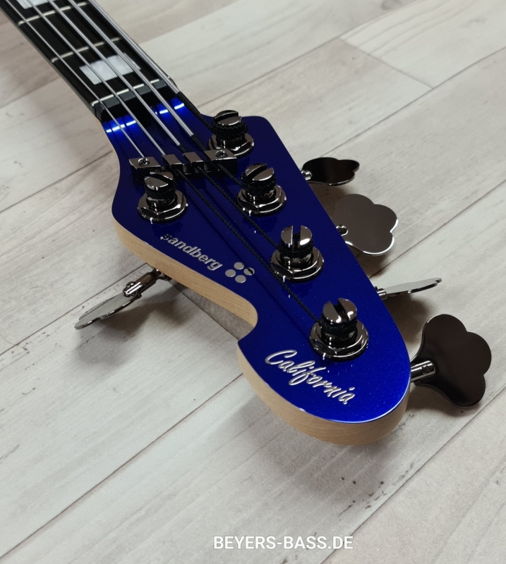 Sandberg California Grand Dark Custom TM5 Ebony, San Remo Blue Highgloss